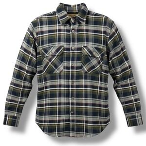 Outdoor Life Flannel Shacket Shirt Jacket Navy Gray Tan White Red Plaid Unisex M